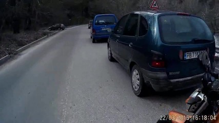 When you're not careful on a motorcycle