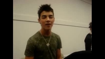 Joe Jonas Message For Myspace 