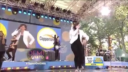 Demi Lovato - Neon Lights - Heart Attack (live at Good Morning America)