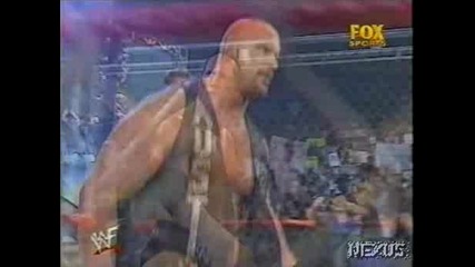 WWF The Rock vs. Stive Austin v Mach s Kletka