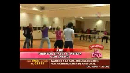 Rbd Ensayando Y Ucker Se Lastimo