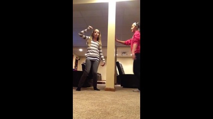 Epic Fail girl hits head on concrete wall