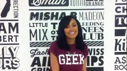 Leigh-anne's message to the fans