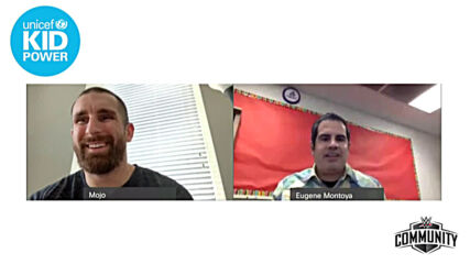 WWE Superstar Mojo Rawley Interviews UNICEF Kid Power Teacher