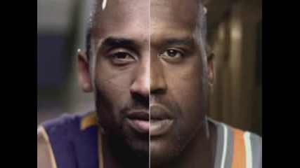 Shaquile ONeal and Kobe Bryant