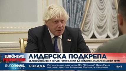 Лидерска подкрепа: Великобритания и Турция никога няма да признаят анексирането на Крим от Русия