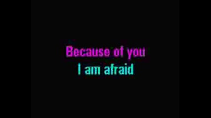 Kelly Clarkson - Because Of You (karaoke)