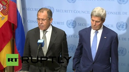 ОН: Лавров и Кери обявяват плановете си за военна среща относно Сирия