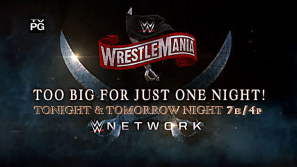 WWE Champion Brock Lesnar vs. Drew McIntye - WrestleMania airs  tomorrow & tonight