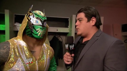 Ricardo asks Sin Cara about his feelings toward The Shield
