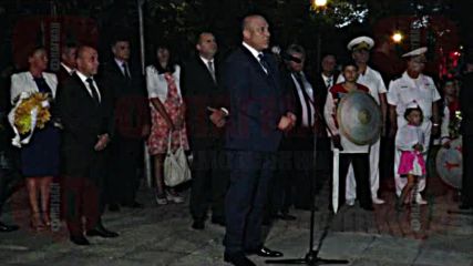 Реч на кмета на Община Поморие Иван Алексиев по случай годишнината от битката при Ахелой