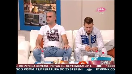Nikolija i Elitni Odredi - Intervju - Sat, dva - (TV Pink 5.9.2014.)