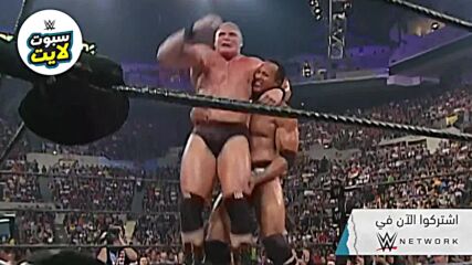 ذا روك ضد ليسنر في سمرسلام 2002 – WWE سبوتلايت