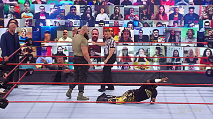 The Hurt Business vs. Braun Strowman & Adam Pearce – Raw Tag Team Title Match: Raw, Mar. 1, 2021