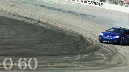 0 - 60 hyundai genesis coupe v6 3.8 drift (hd 720p)
