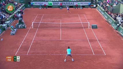 R Nadal vs D Ferrer - Roland Garros [2014]