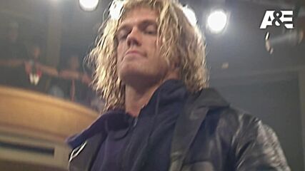 Edge is left fuming after losing the WWE Championship to John Cena: A&E WWE Rivals: John Cena vs. Edge