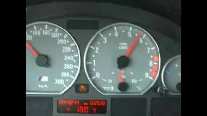 Bmw E46 M3 acceleration 0 - 220 