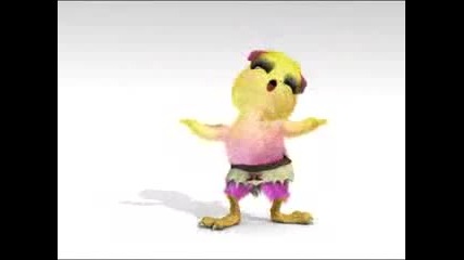 pollita bailando