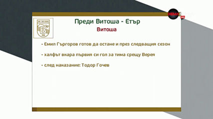 Преди Витоша - Етър