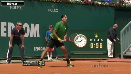 Nadal vs Matosevic - Monte Carlo 2013!