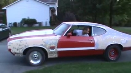 1972 442 Burnout