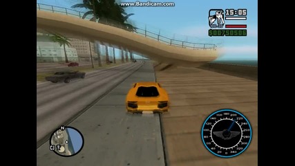 Gta-lamborgini Aventador test drive