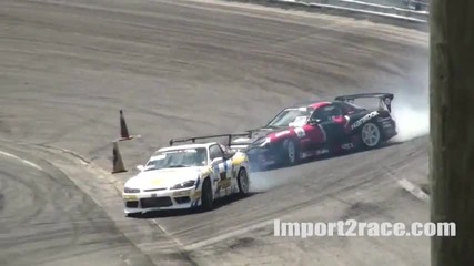 Mazda Rx-7 vs Nissan 240sx Drifting