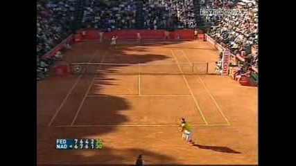 ATP MS Roma 2006 : Федерер - Надал | 4 Сет