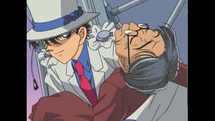 Detective Conan 219 Gathered Detectives! Shinichi vs. Kaito Kid
