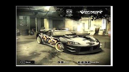 My tinning cars in Need For Speed (nfs) Most Wanted Mw 