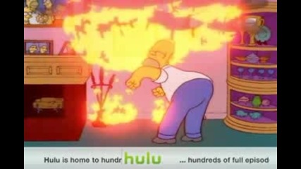 The Simpsons Homer Изгаря Дипломата Си