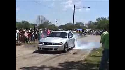 Ford Mustang Burnout..flv