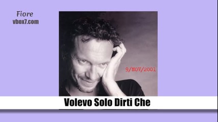 10. Biagio Antonacci- Volevo Solo Dirti Che (2001)