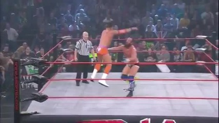 Eric Young - Belly-to-belly Suplex Followed By Diving Elbow Drop