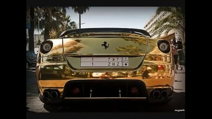 Gold Ferrari 599 Hamann ! plaqu
