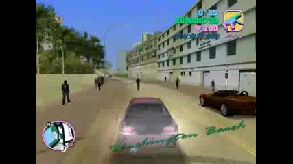 Gta Vice City - Каране Със Спукани Гуми