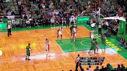 Toronto Raptors @ Boston Celtics 101 - 110 [highlights] - 26.11.2010