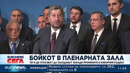 Бойкот в пленарната зала зарди промени в Изборния кодекс