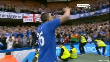 john terry -подарява бутоните си на момиченце