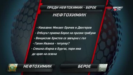 Преди Нефтохимик - Берое