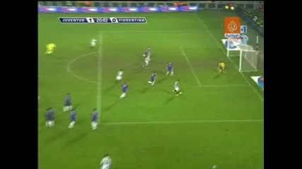 ГЕНИАЛЕН пас на Дел Пиеро ! Ювентус - Фиорентина 1:0 Марчизио гол 24.01