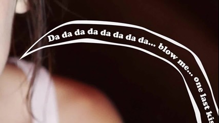 P!nk - Blow Me (one Last Kiss) # Official Lyric Video #
