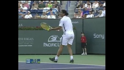Canas vs Federer - Indian Wells 2007