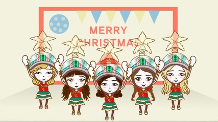 Crayon Pop - Lonely Christmas ( Flash Movie )