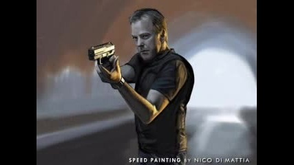 Photoshop - Jack Bauer Speed Painting