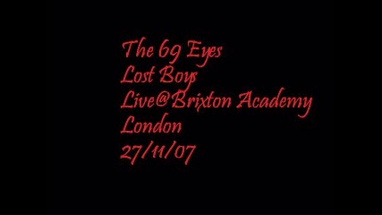 The 69 Eyes - Lost Boys [live]