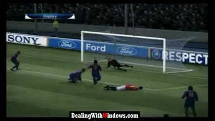 Fcbarcelona vs Manchester United 2 - 2 in Uefa 2010 (hq) 