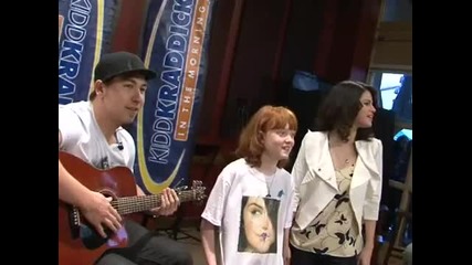 Selena Gomez dances to Kesha Tik Tok and sings Jason Mraz Im Yours 