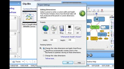 (3.13) Camtasia Studio 5 - Project Settings Overview
